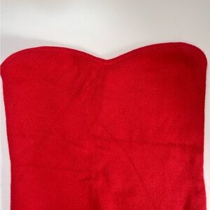 (3 for 15) red tube top / size s